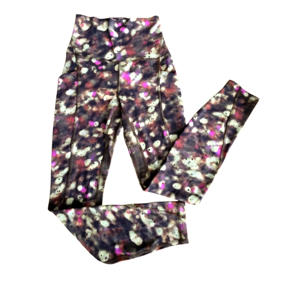 Lululemon Align High-Rise Pant 25" Soft Focus Splatter Green Multi Size 2 - Picture 6 of 14